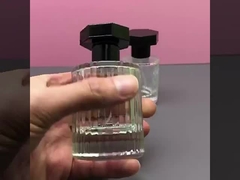 زجاجة عطر 30 مللي سداسية مستديرة بغطاء عمودي بخاخ زجاجة عطر بخاخ 50 مللي